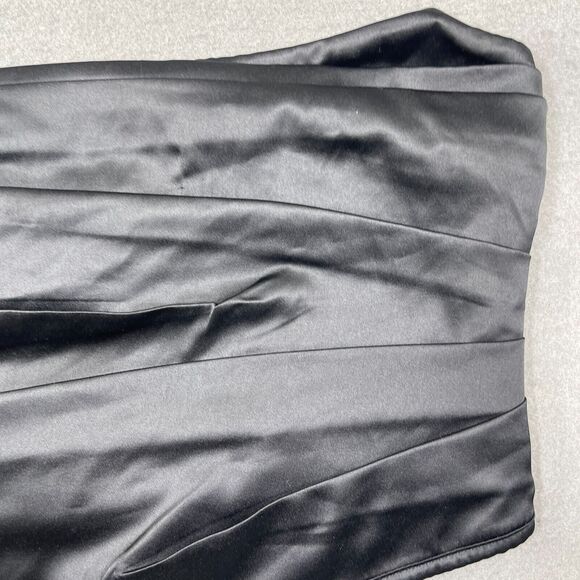 ASOS Tube Top Womens Size 10 Dressy Bandeau Crop Top Black - Picture 2 of 10